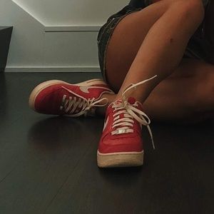 Hot pink Nike Air Force one